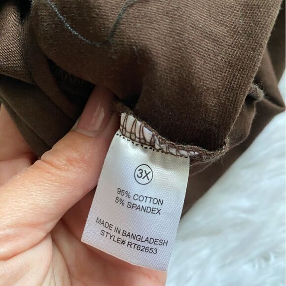 Fashion Nova Bodysuit Brown New One Piece Womens Size 3X - Picture 8 of 8